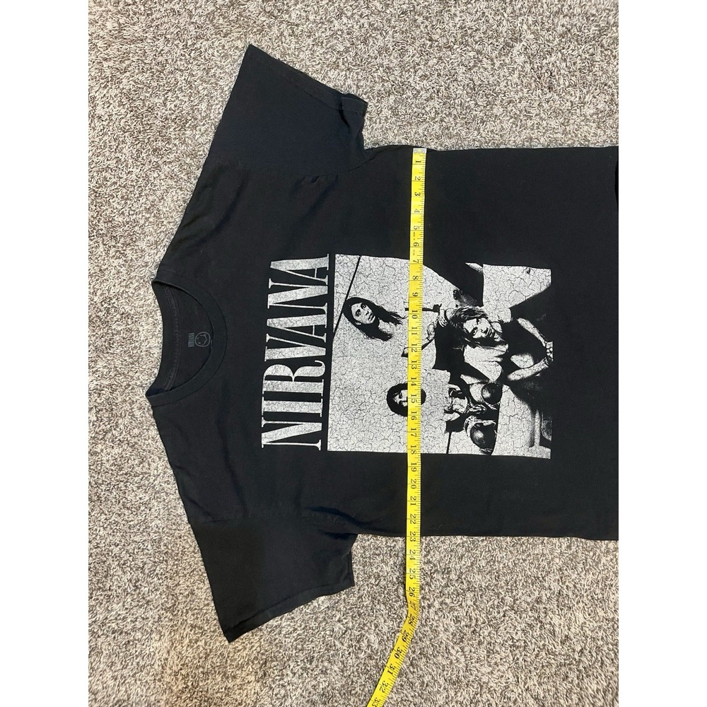 Nirvana 2013 Kurt Cobain Rock Black & White Graphic Concert T-Shirt Sz XL - Picture 3 of 5